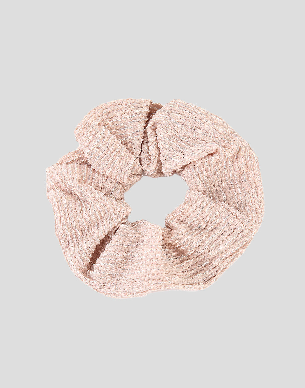 Haar scrunchie beige
