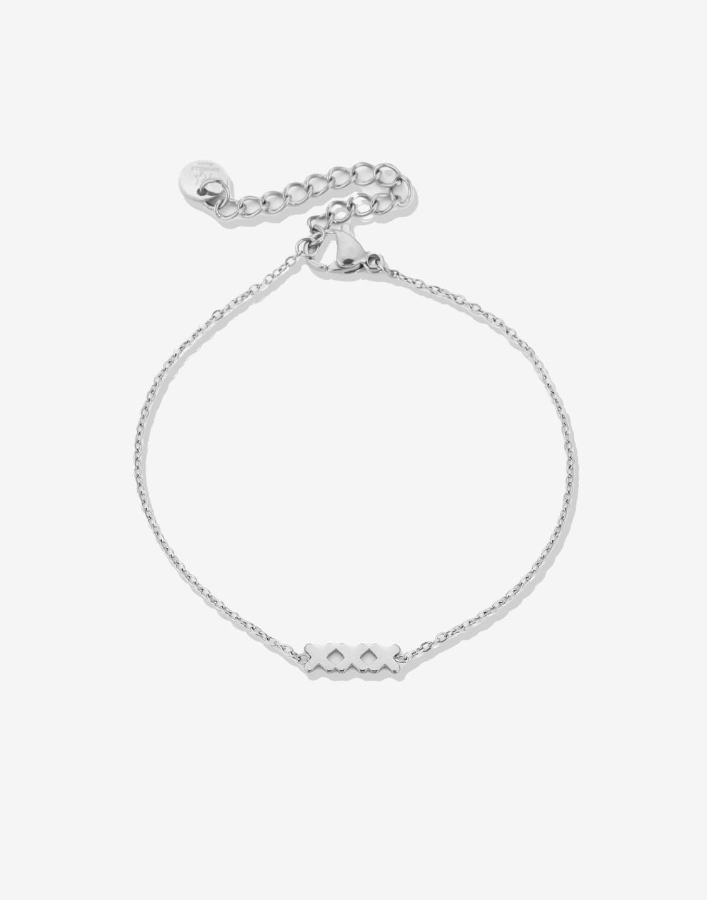 Armband kruisjes Amsterdam zilverkleurig