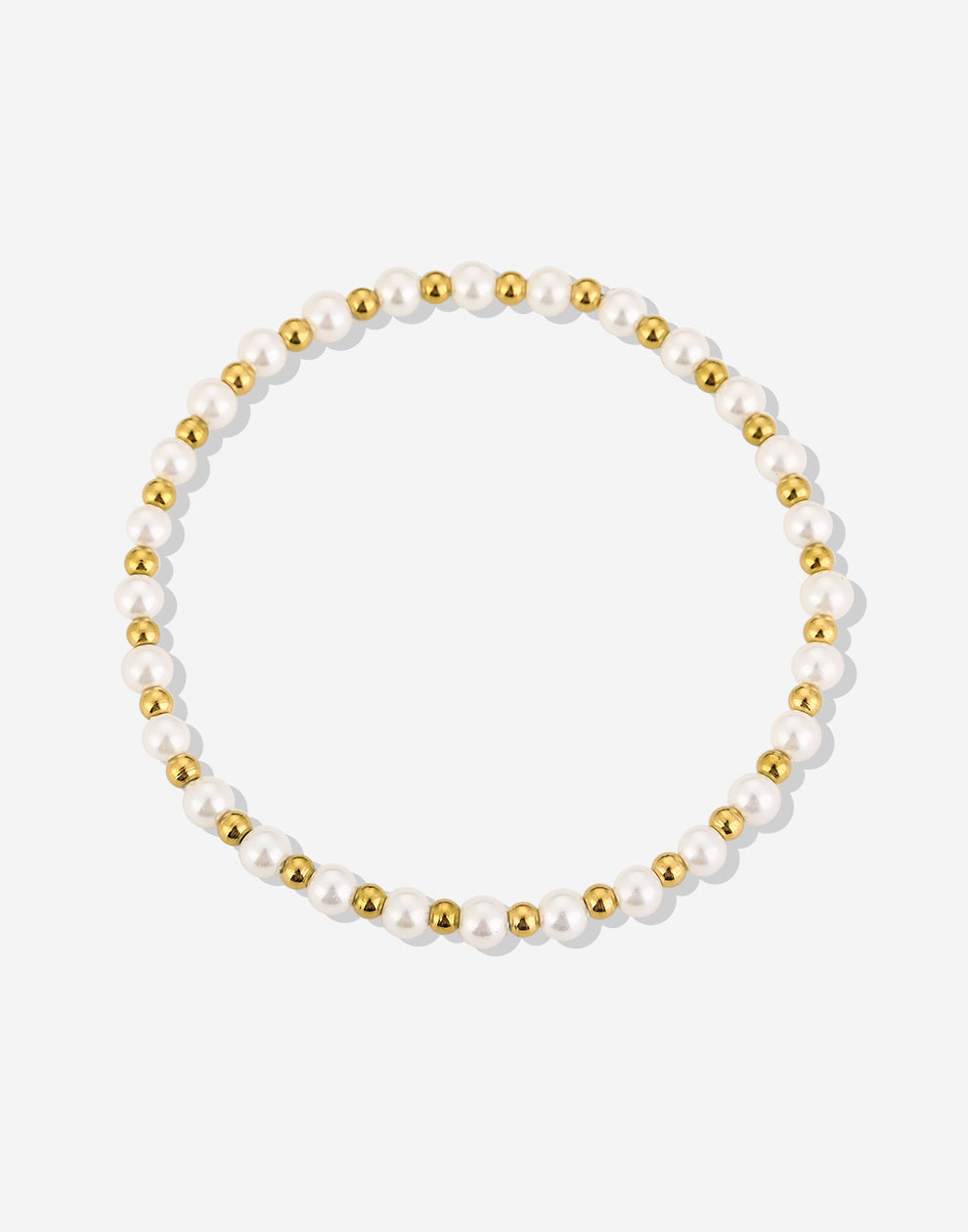 Stretch armband mini parels