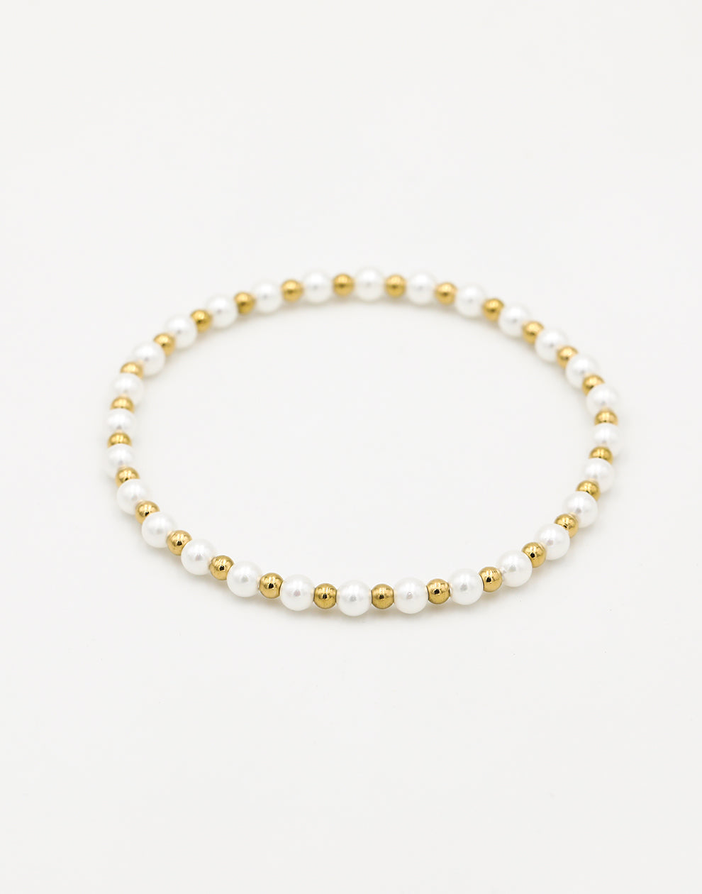 Stretch armband mini parels