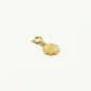 Losse bedel lucky love goudkleurig