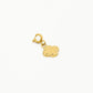 Loose clover charm gold-colored