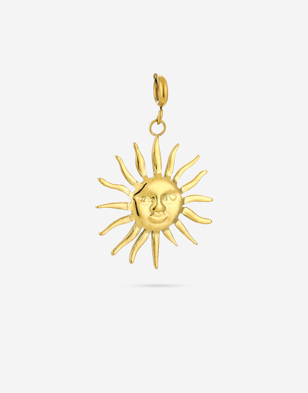 Losse bedel zon goudkleurig