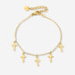 armband kruisjes goudkleurig