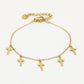 armband kruisjes goudkleurig