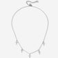 ketting kruisjes zilverkleurig