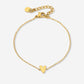 Armband klein hartje goudkleurig
