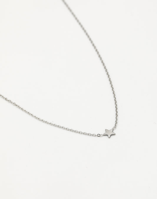 Ketting kleine ster zilverkleurig