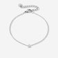 Armband kleine ster zilverkleurig
