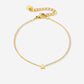 Armband kleine ster goudkleurig