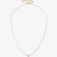Ketting kleine maan goudkleurig