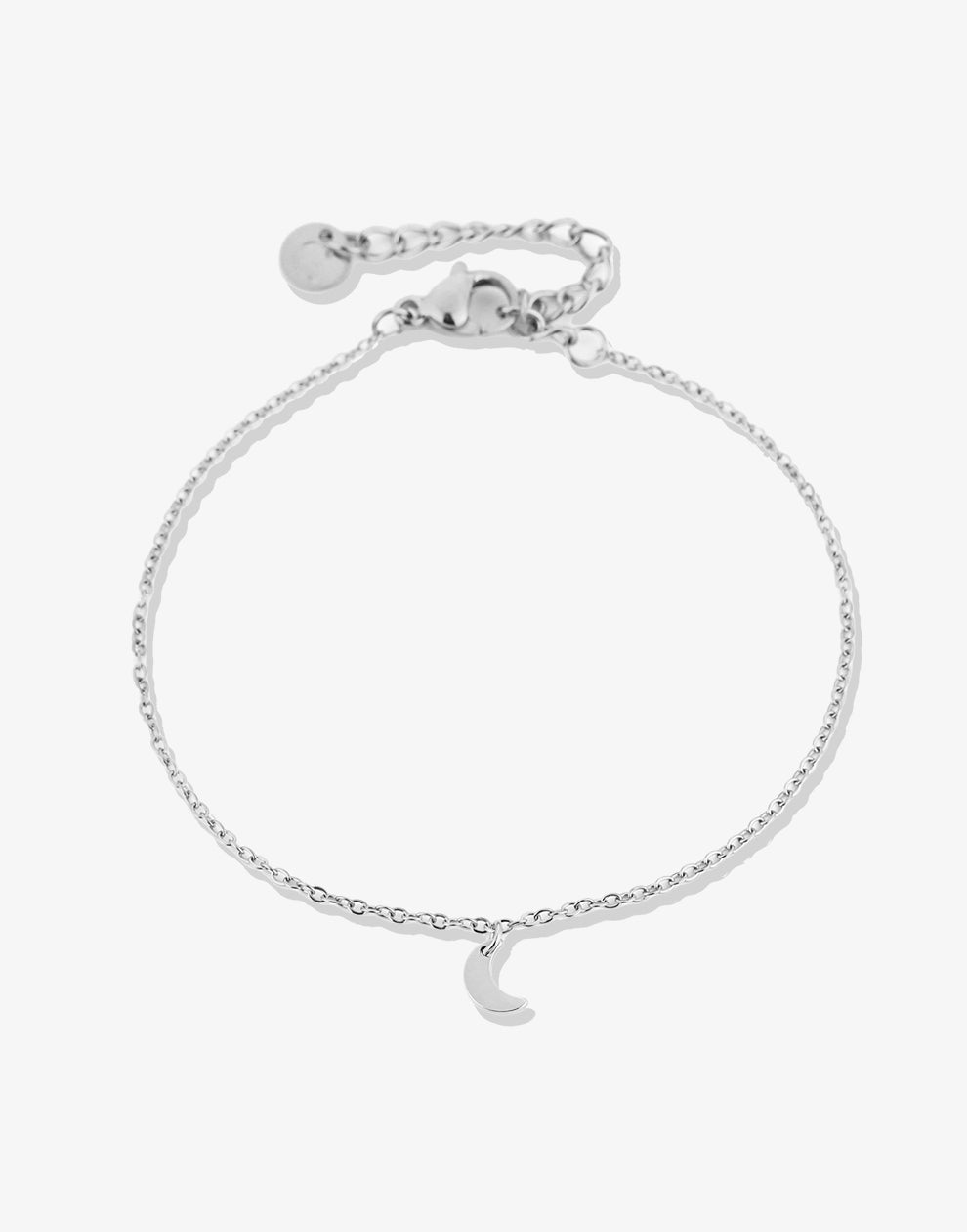 Armband kleine maan zilverlkleurig