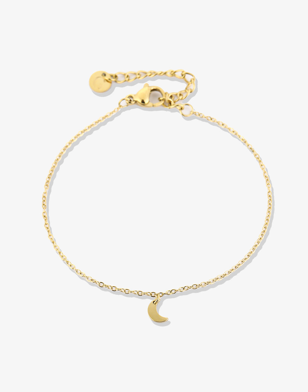 Armband kleine maan goudkleurig