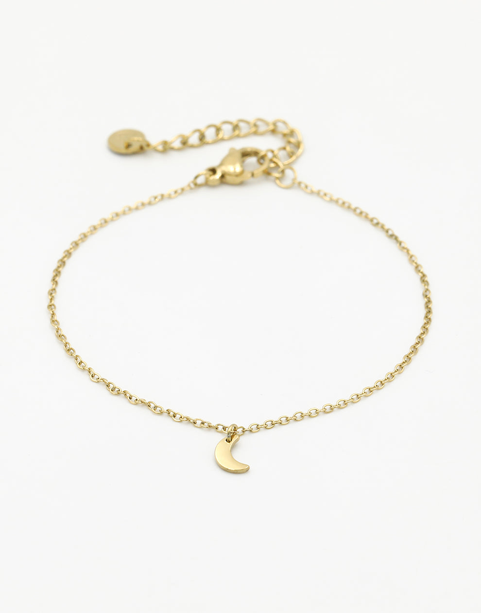 Armband kleine maan goudkleurig