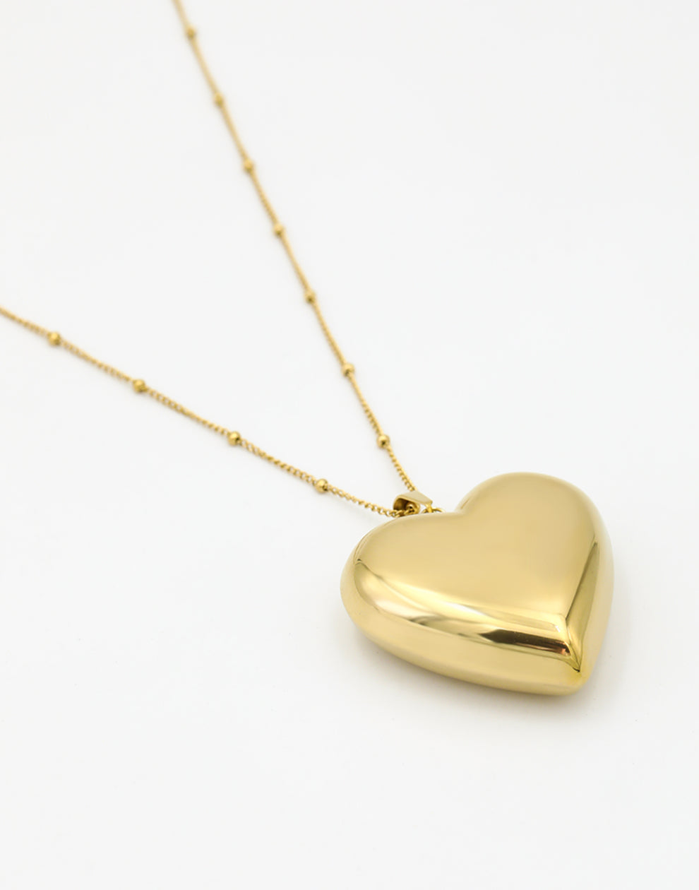 Lange ketting groot hart