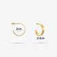 Flat hoops 2cm