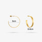 Flat hoops 3cm
