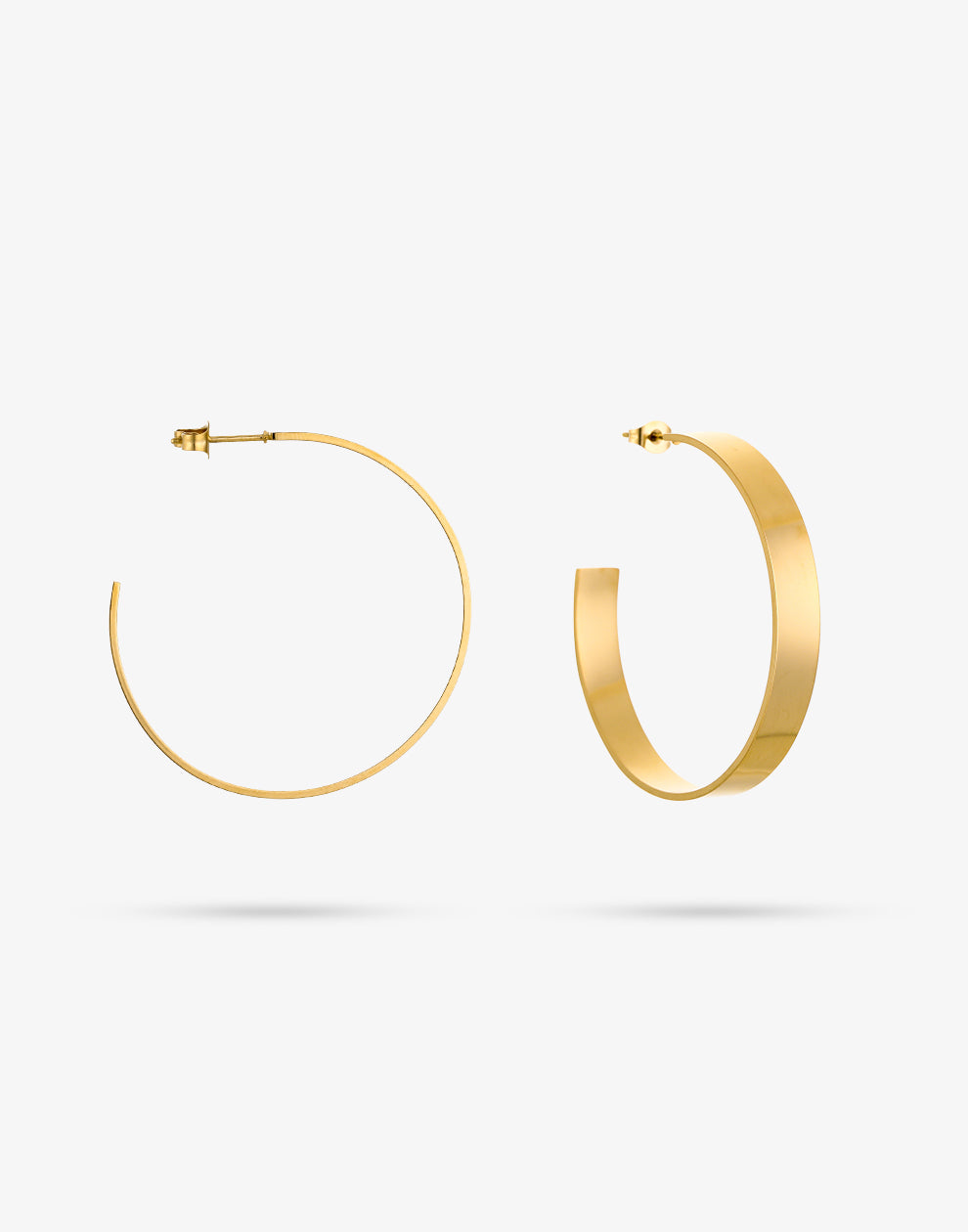 Flat hoops 4cm