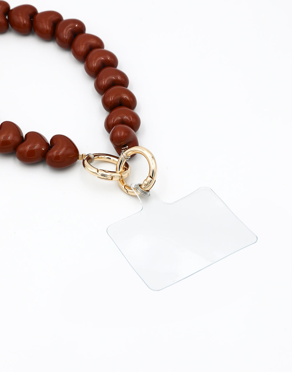 Telefonkabel braune Herzen