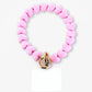 Telefoonkoordje roze hartjes
