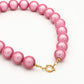 Kralenketting pastel roze