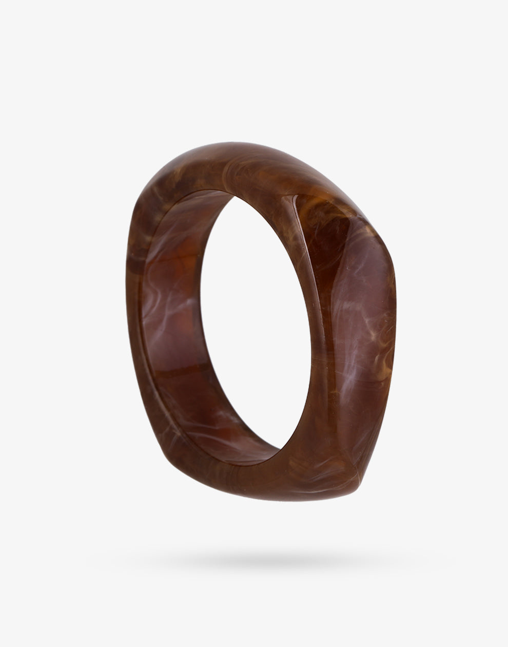 Statement bangle bruin
