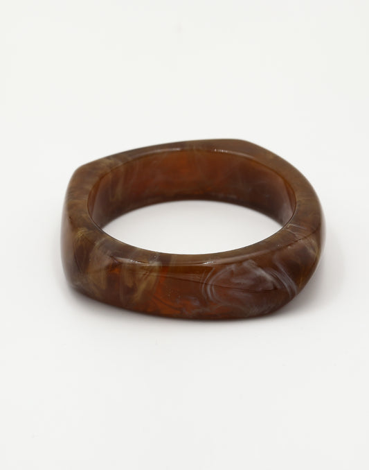 Statement bangle bruin
