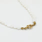 kralenketting hartjes wit