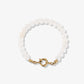 Kralenarmband hartjes wit