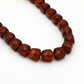 Chunky kralenketting resin bruin