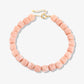 Chunky kralenketting resin roze