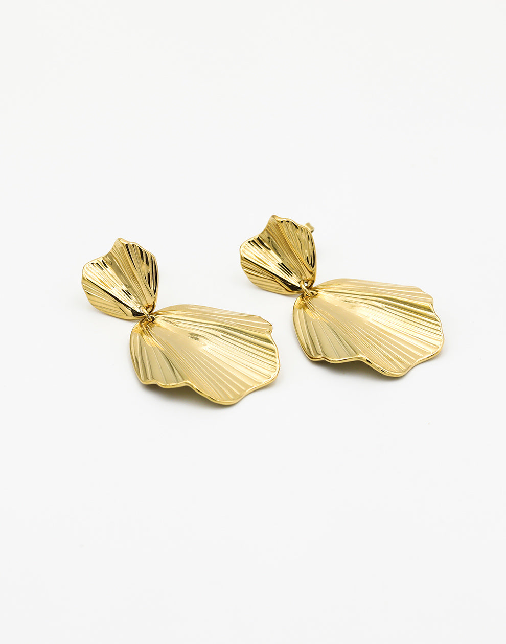 statement oorhangers goudkleurig