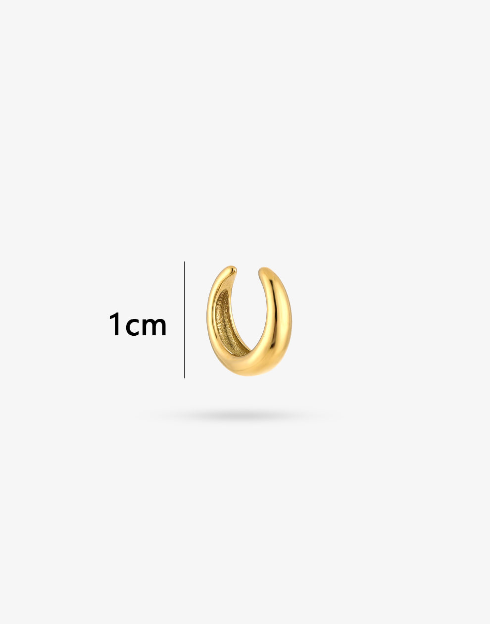 Earcuff thin goudkleurig