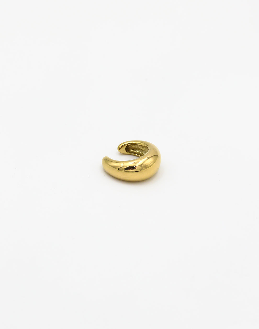Earcuff thick goudkleurig