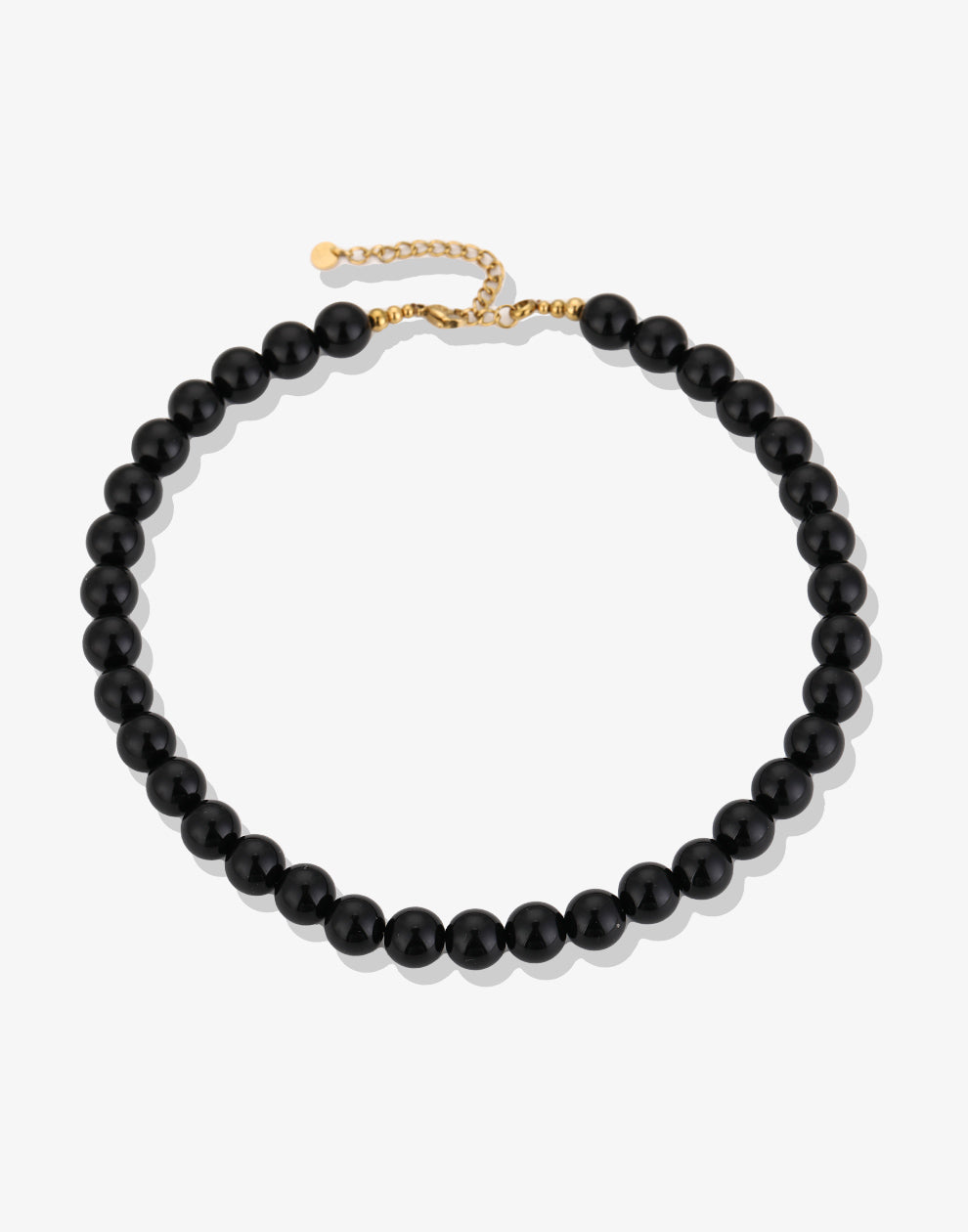 Zwarte kralenketting