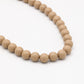 Beige kralenketting