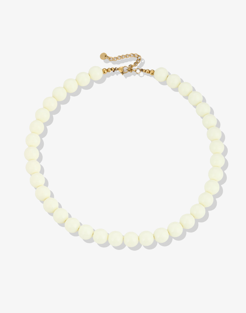Offwhite kralenketting