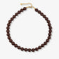 Bruine kralenketting