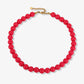 Fuchia kralenketting
