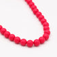 Fuchia kralenketting