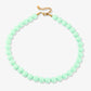Mintgroene kralenketting