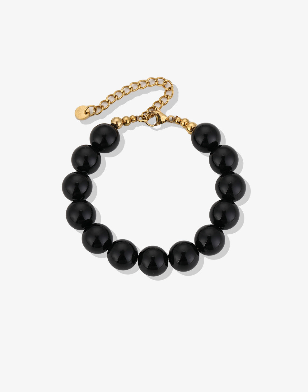 zwarte kralenarmband