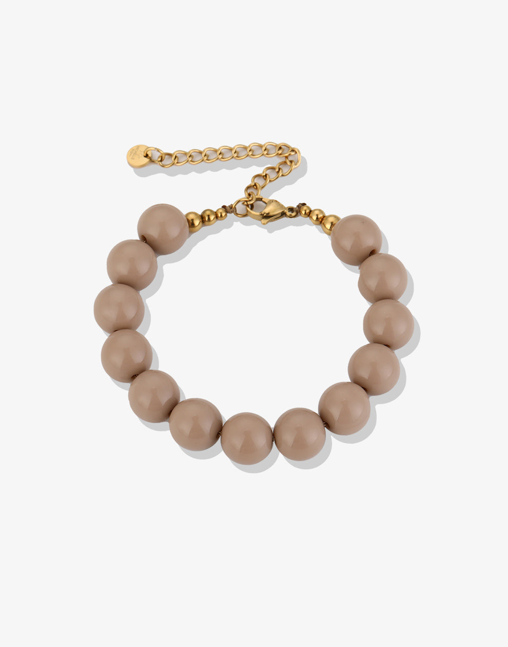 Beige kralenarmband