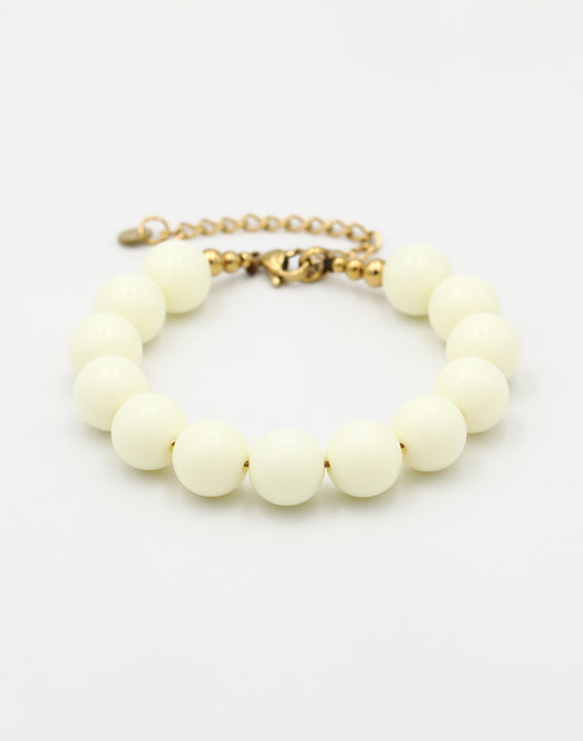 Offwhite kralenarmband