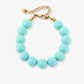 Lichtblauwe kralenarmband