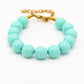 Lichtblauwe kralenarmband