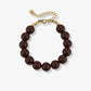 Bruine kralenarmband