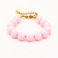 Roze kralenarmband