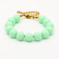 Mintgroene kralenarmband
