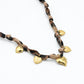 Bedelketting leopard met hartjes